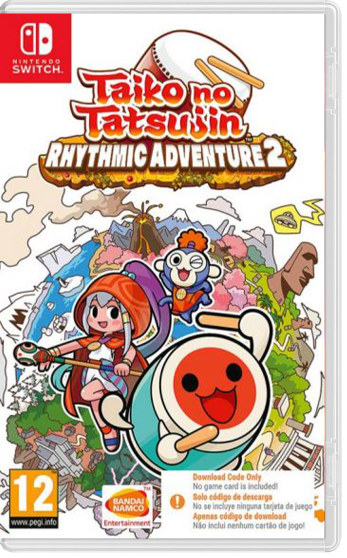 Taiko no Tatsujin Rhythmic Adventure Pack 2 Cod in Box Нинтендо Суич