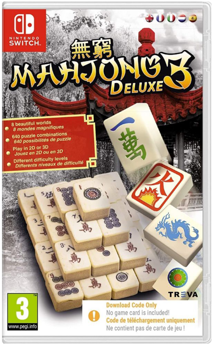 Mahjong Deluxe 3 (Code in a Box) Нинтендо Суич