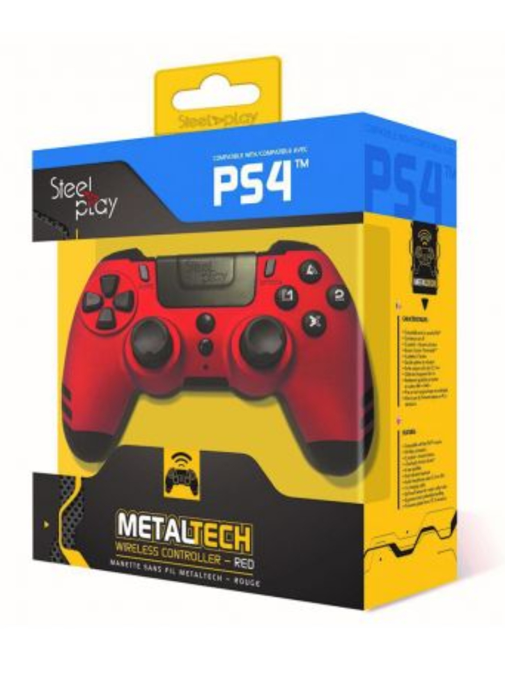 Controller Wireless SteelPlay MetalTech Rosu