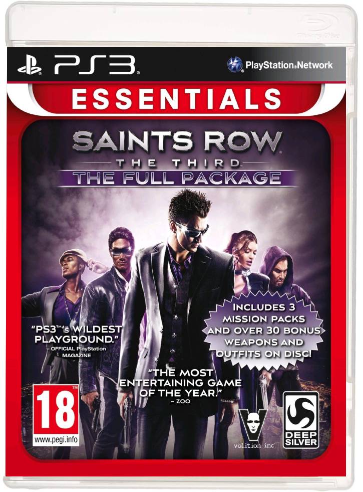 Saints Row The Third: The Full Packages (Essentials) Плейстейшън 3