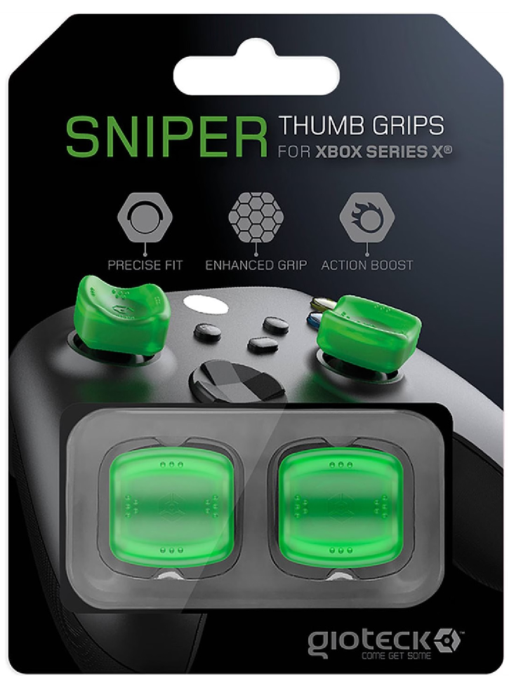 Gioteck Sniper Thumb Grips (Translucent Green)