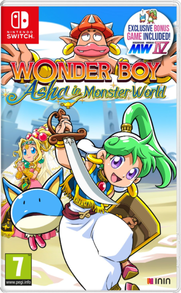 Wonder Boy Universe Asha in Monster World Нинтендо Суич