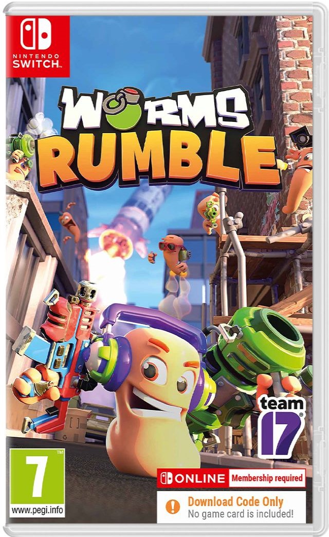 WORMS RUMBLE (Code in a Box) Нинтендо Суич