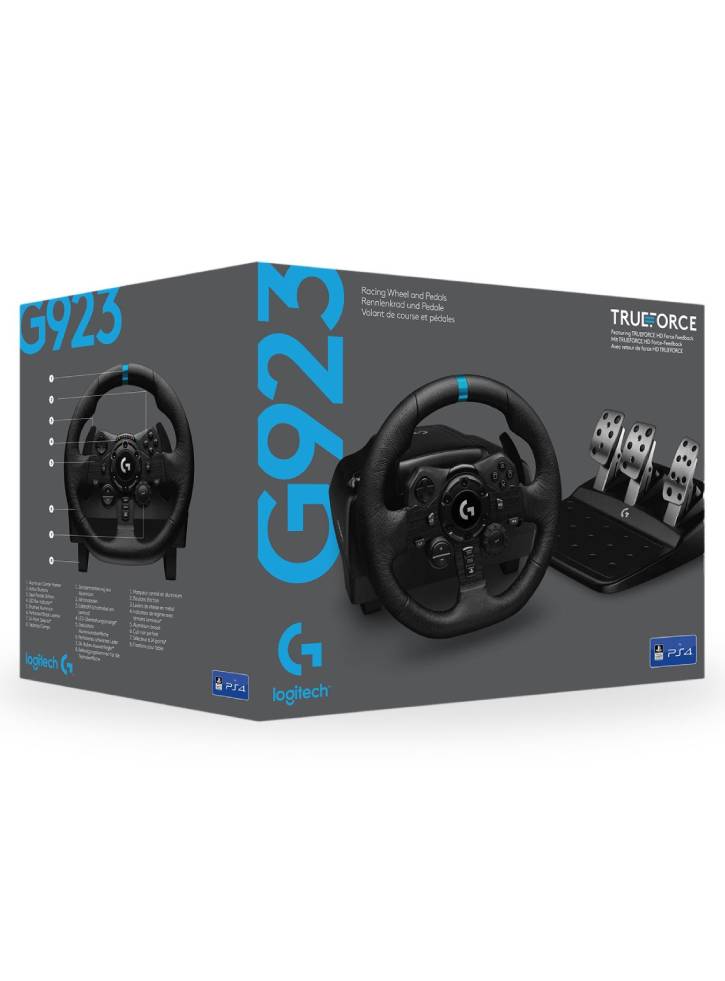 Logitech: G923 Racing Wheel & Pedals