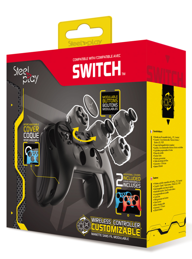 Controller Wireless SteelPlay: Butoane interschimbabile - NSW