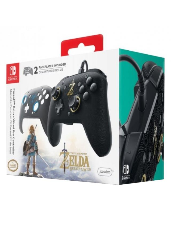 Breath of Wild Faceoff: Deluxe Wired Pro Controller