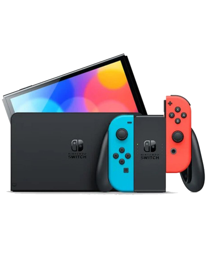 Consola Nintendo Switch (OLED model) Neon Red/Neon Blue set