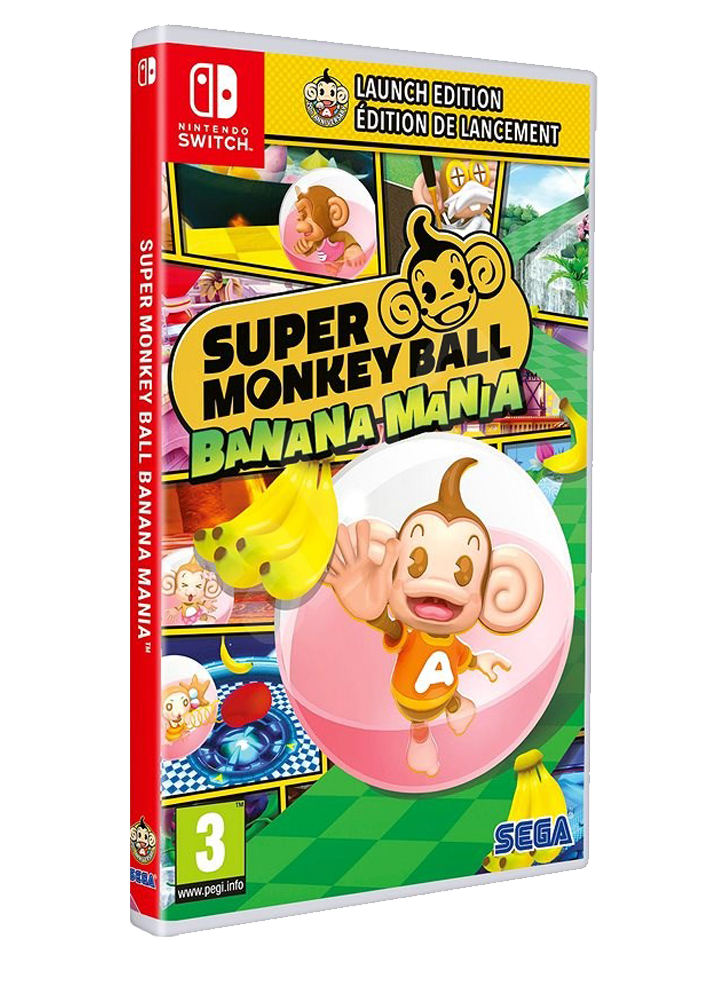 SUPER MONKEY BALL BANANA MANIA LAUNCH EDITION Нинтендо Суич