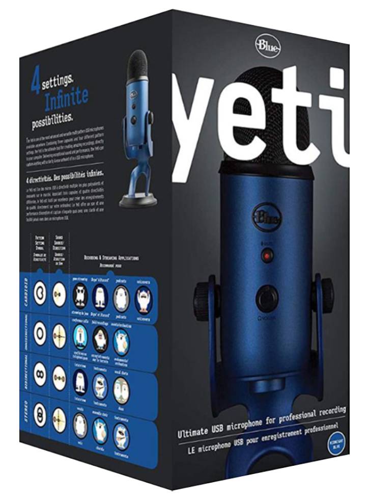 Blue Microfon Yeti Midnight