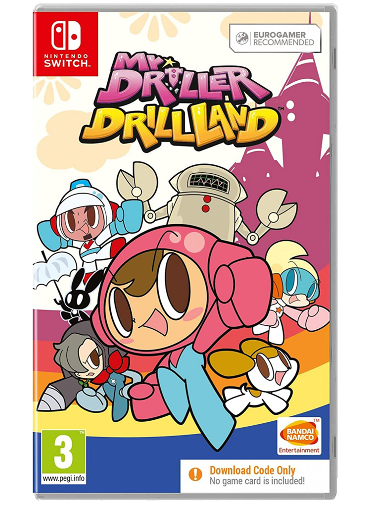 Mr. Driller DrillLand Нинтендо Суич