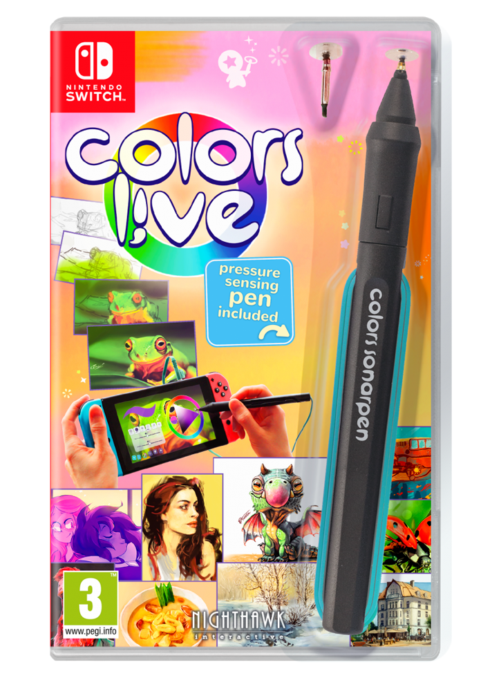 Colors Live Pressure Sensing Pen Included Нинтендо Суич