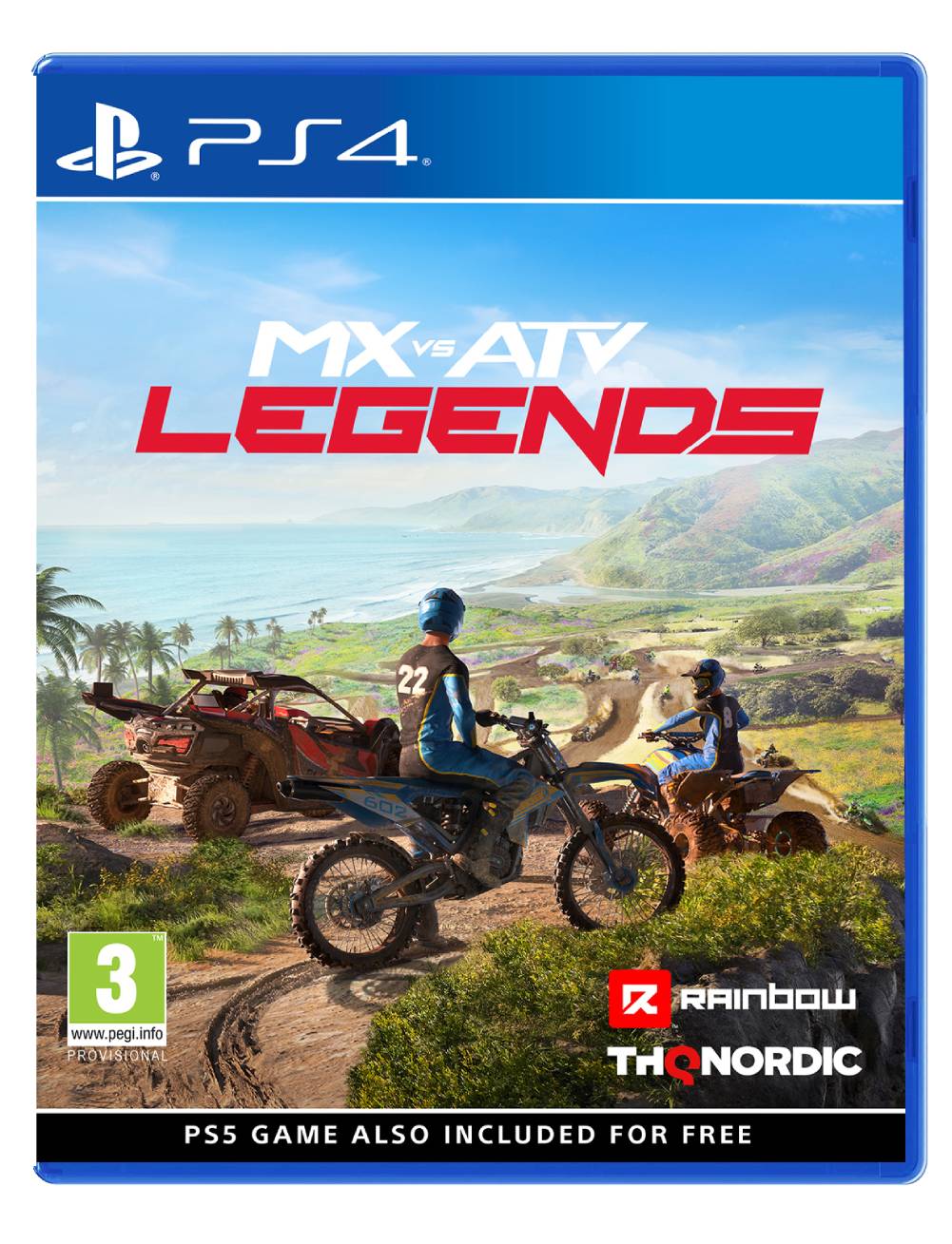 MX vs ATV Legends Game is included for Free Плейстейшън 4