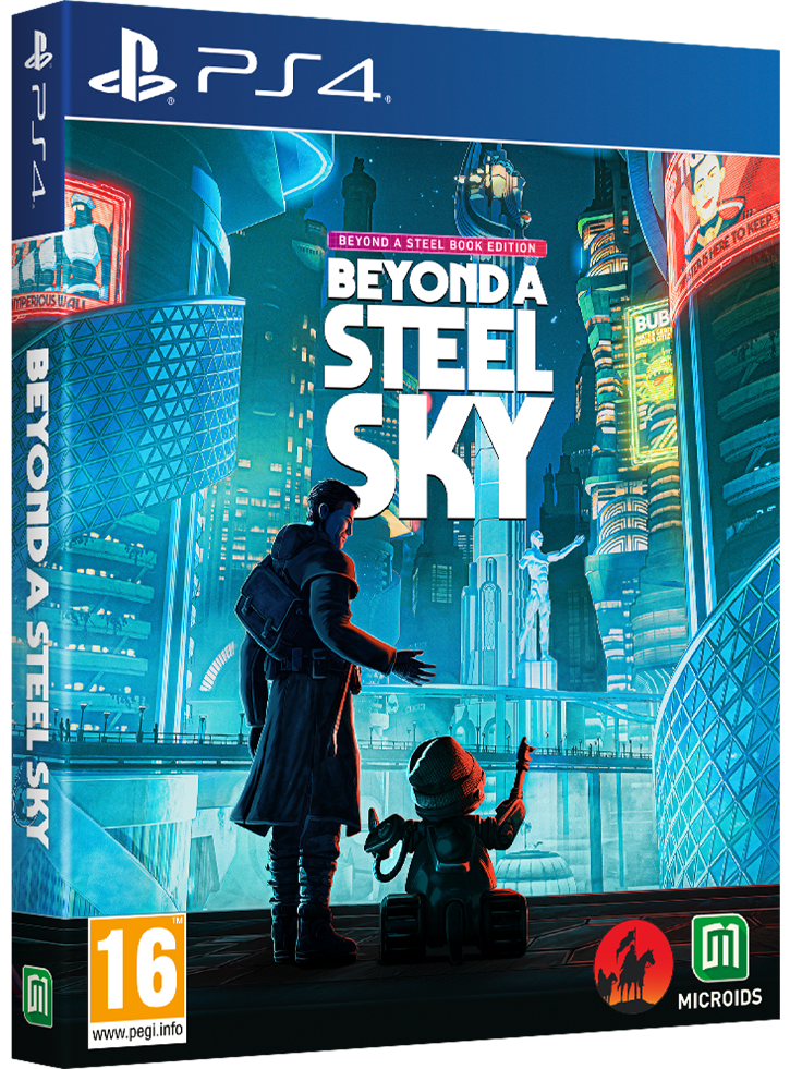 Beyond A Steel Sky Beyond A Steel Book Edition Плейстейшън 4