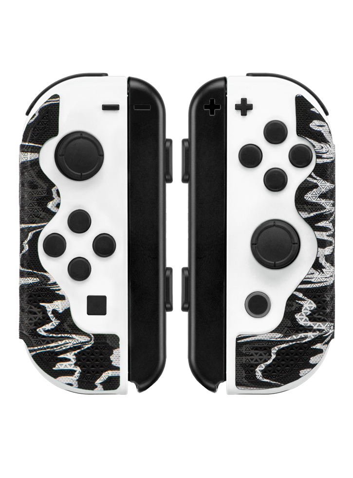 DSP Lizard Grip Protectie Din Silicon Pentru Joy Con Camo Negru - NSW