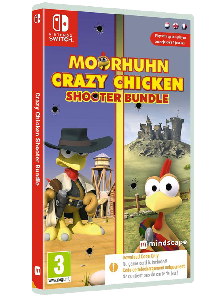 Crazy Chicken: Shooter Bundle Code In A Box Нинтендо Суич