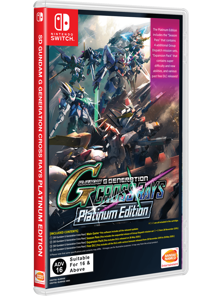 SD Gundam G CROSS RAYS Platinum Edition Нинтендо Суич
