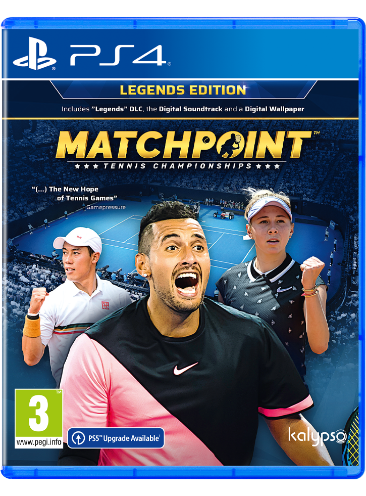 Matchpoint: Tennis Championships Legends Edition Плейстейшън 4