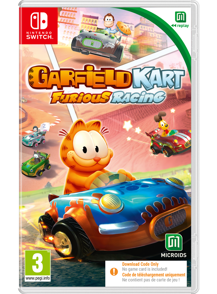 Garfield Kart - Furius Racing Replay (Code in a Box) Нинтендо Суич