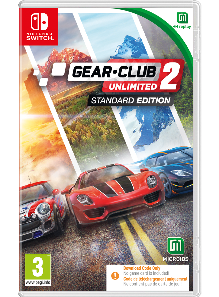 Gear Club 2 Replay (Code in a Box) Нинтендо Суич