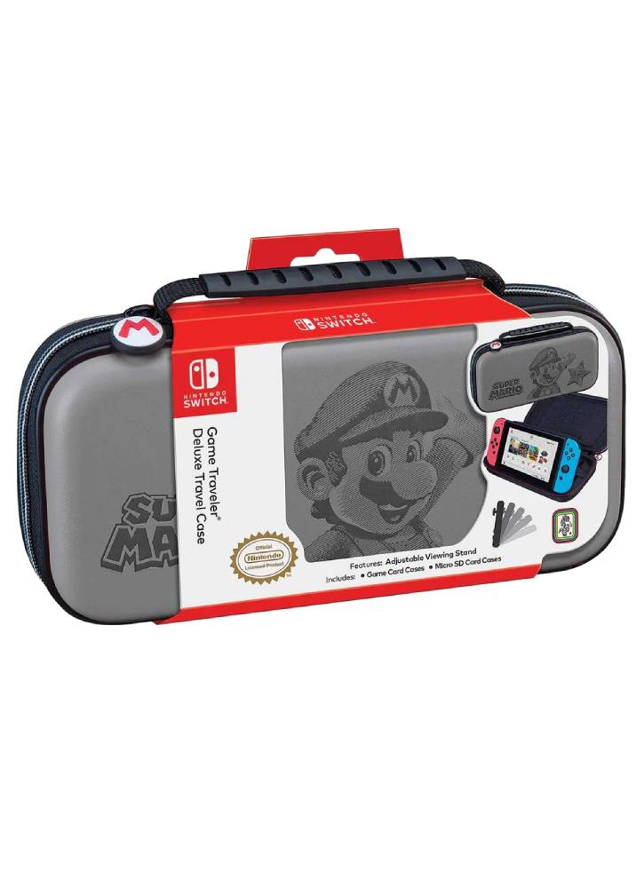 BigBen Carcasa Pentru Transport Super Mario Nintendo Switch Gri