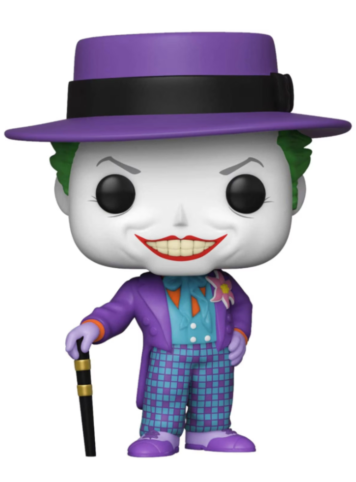 Pop! Dc Heroes Batman 1989 The Joker With Hat with Chase