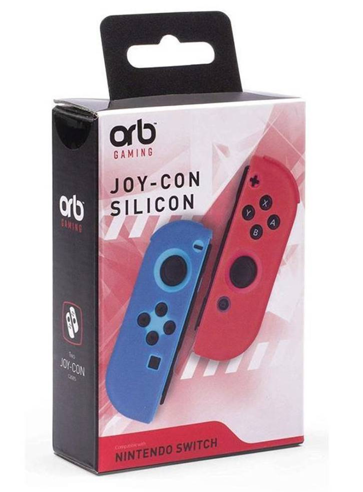 Grips pentru Joy-con din silicon Rosu si Albastru Nintendo Switch