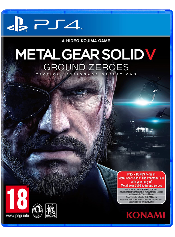 Metal Gear Solid: Ground Zeroes Плейстейшън 4