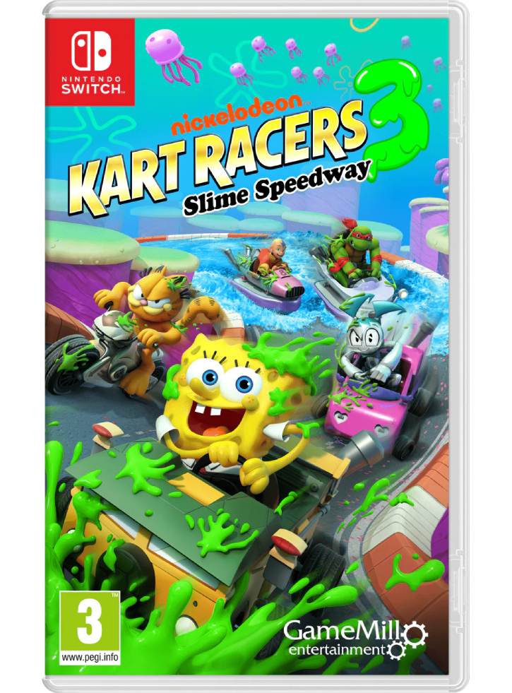 Nickelodeon Kart Racers 3 Slime Speedway Нинтендо Суич