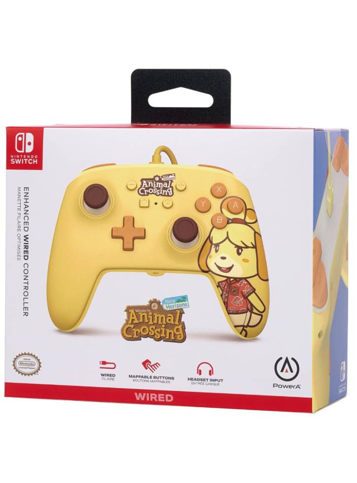 Controller Cu Fir PowerA Animal Crossing: Isabelle Nintendo Switch