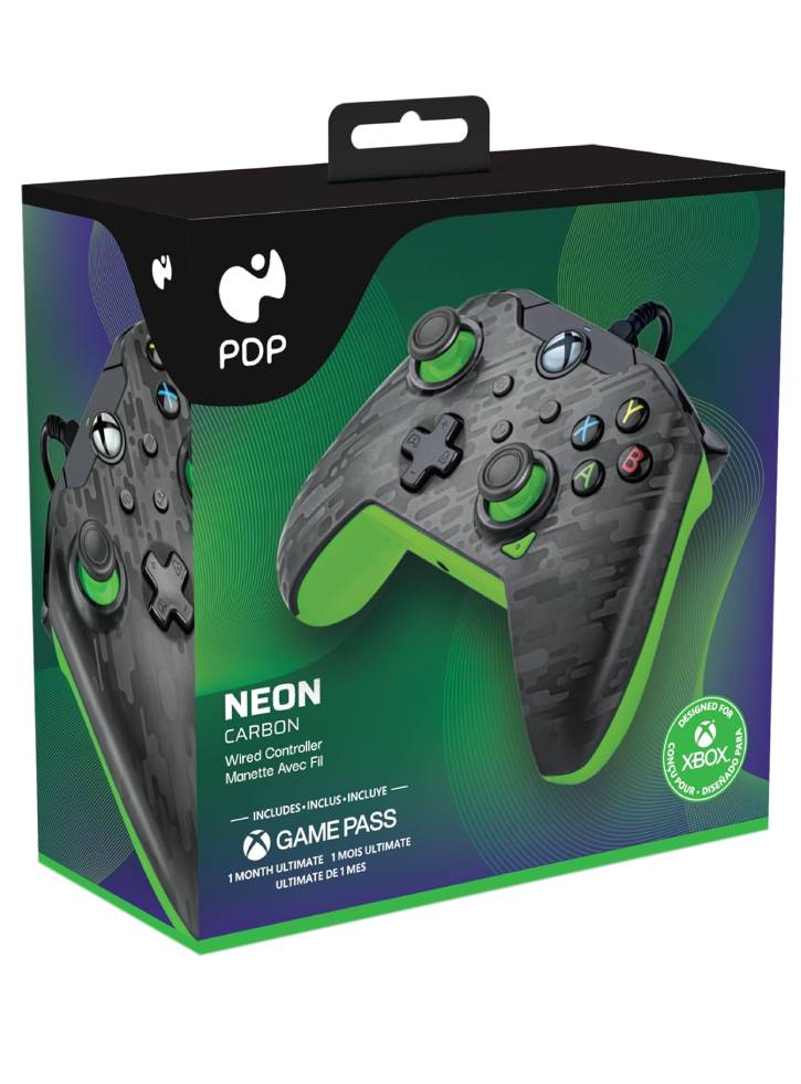 Controller Cu Fir PDP Carbon Verde Neon Xbox Series X