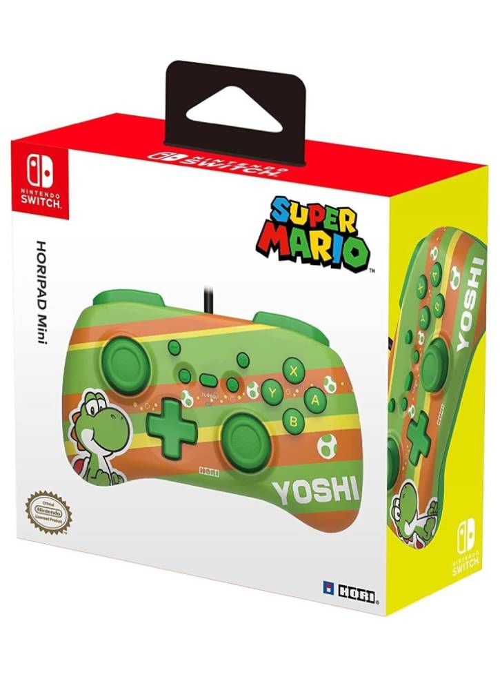 Controller Horipad Mini HORI Super Mario Series Yoshi Verde Nintendo Switch