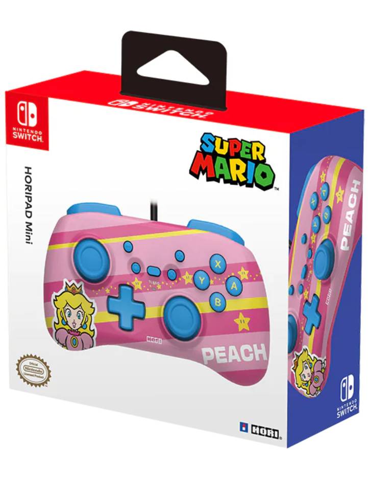 Controller Hori Mini Super Mario Series Peach Roz Nintendo Switch