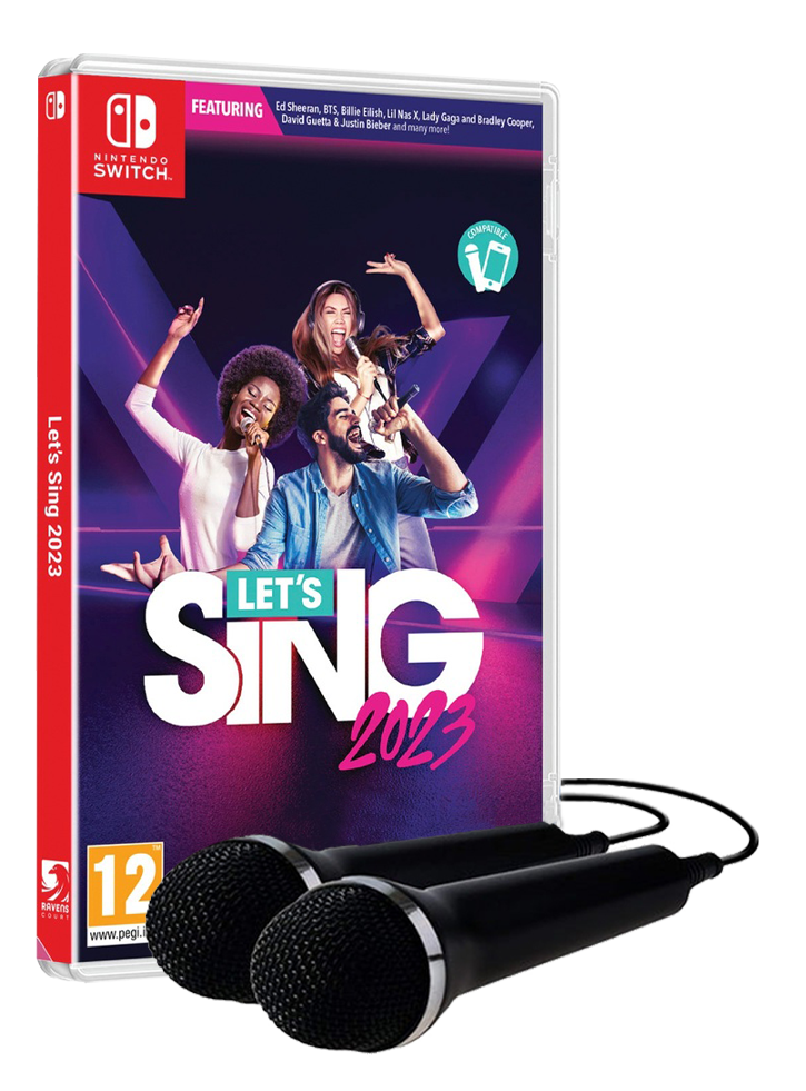 Let\'s Sing 2023 Double Mic Bundle Нинтендо Суич