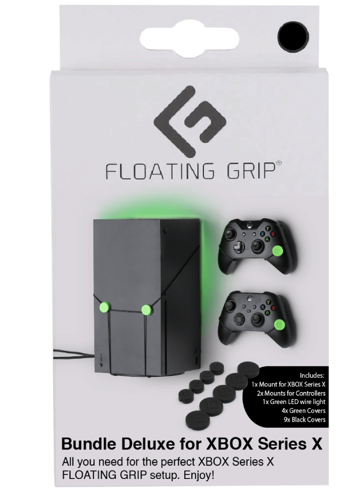 Suport perete Deluxe Bundle Floaing Grip Negru Xbox Series X