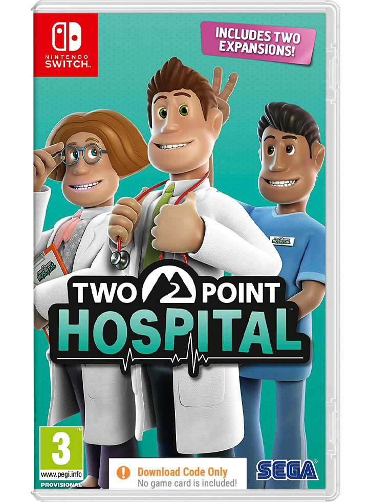 Two Point Hospital Code in a box Нинтендо Суич