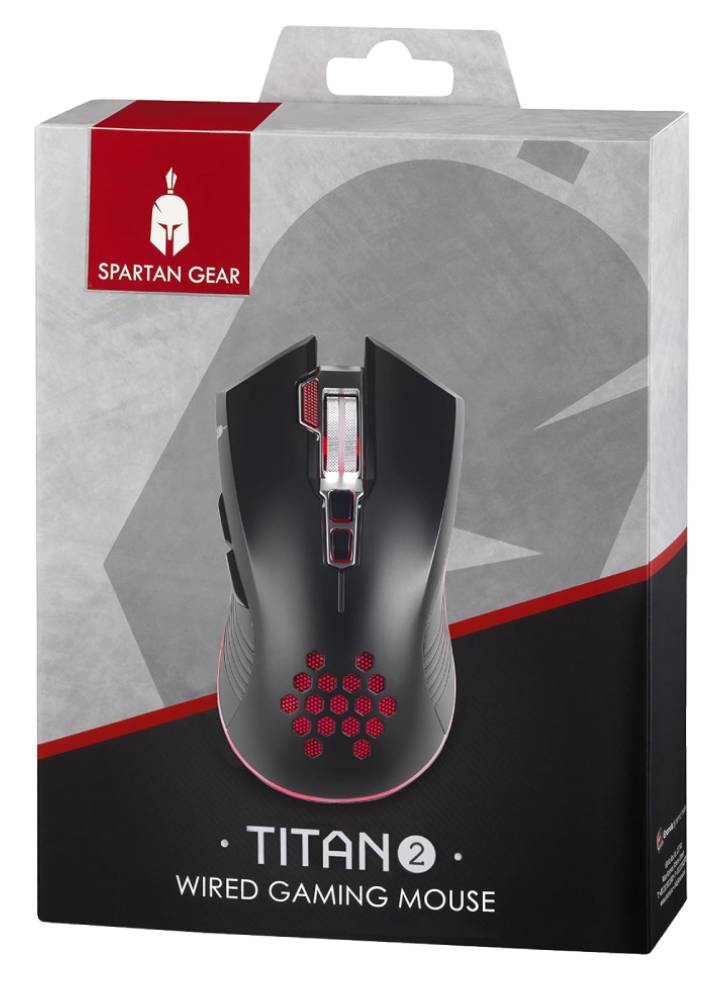 Gaming Mouse Cu Fir Spartan Gear Titan 2