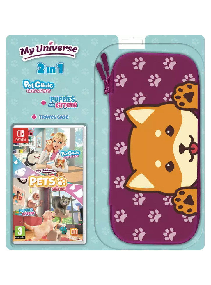 My Universe Pets Edition Puppies Kittens + Pet Clinic Cats Dogs + Husa Pentru Нинтендо Суич