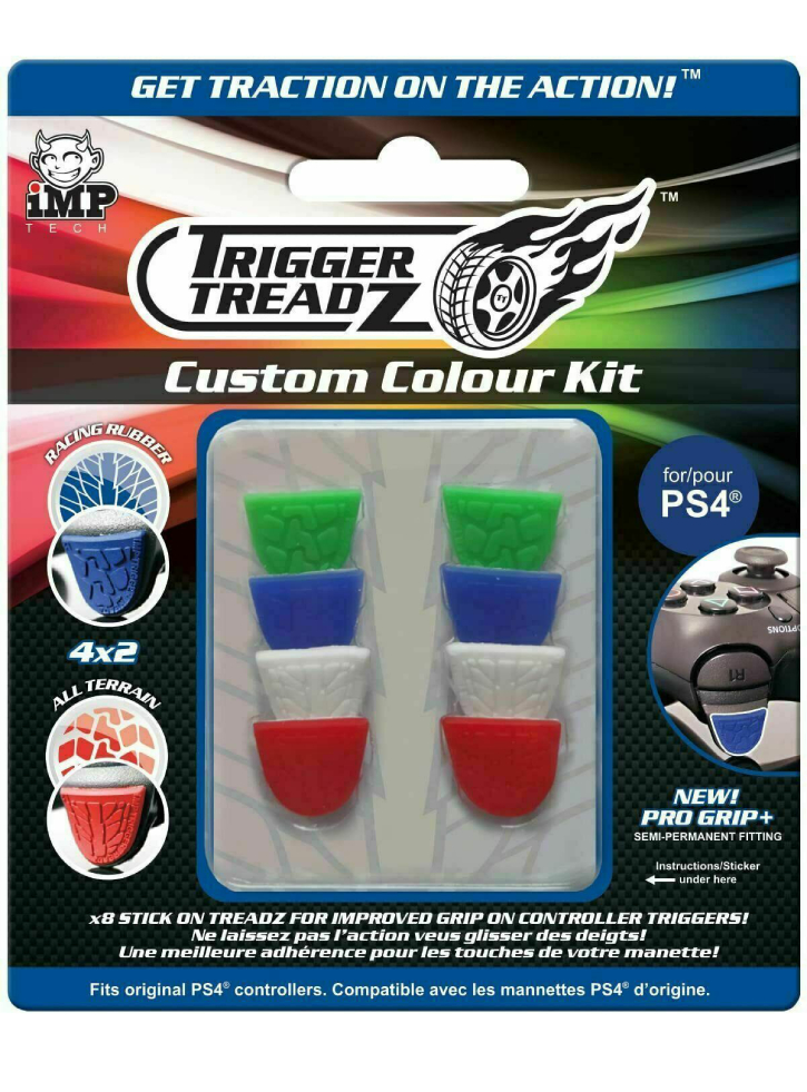 Trigger Treadz TT Custom Colour Kit 8 Pack PS4