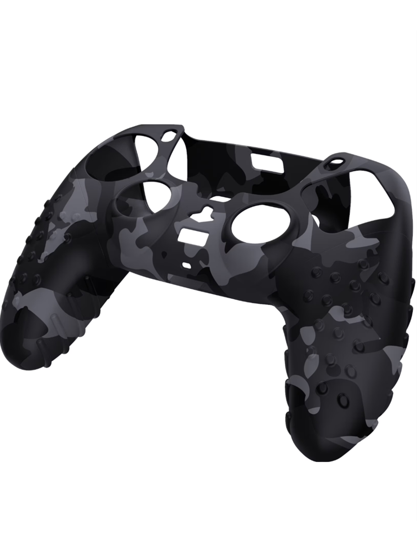 Protectie din silicon Piranha Gri Camo PS5