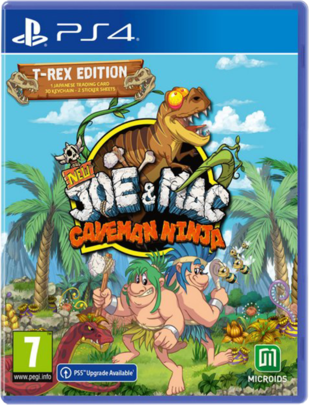 New Joe Mac Caveman Ninja T Rex Edition Плейстейшън 4