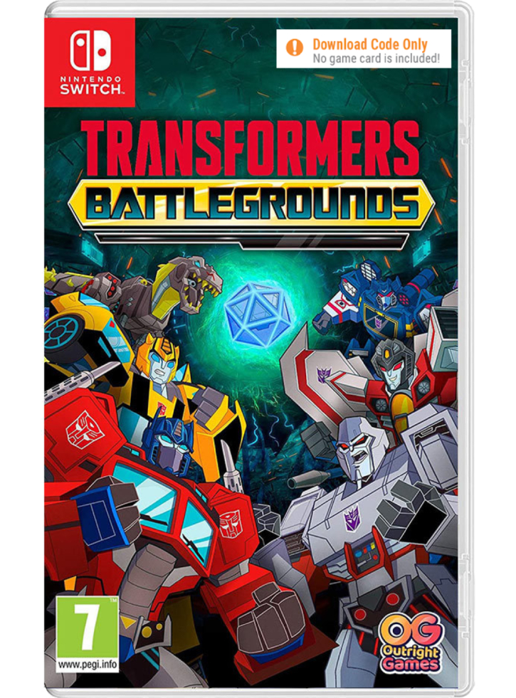 Transformers Battlegrounds Code in Box Нинтендо Суич