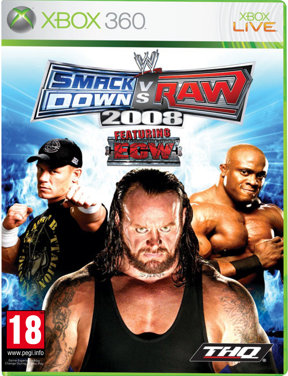 WWE SmackDown! vs. RAW 2008 XBOX 360