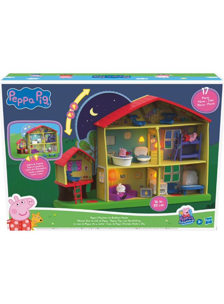 Casuta Peppa Pig Peppas Adventures Peppas Playtime to Bedtime