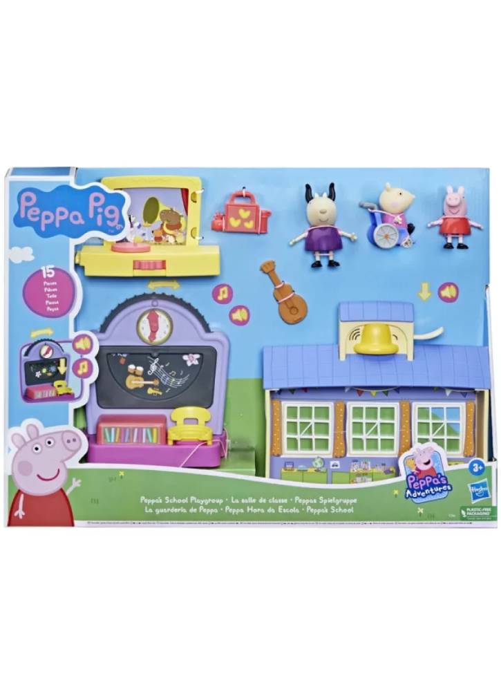 Setul Peppa Pig Peppa\'s Adventures Peppa\'s School Playgroup