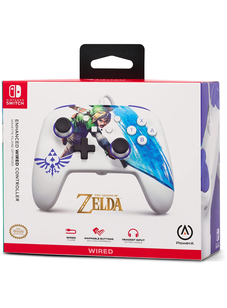 Controller PowerA Enhanced Wired Master Sword Attack - NSW