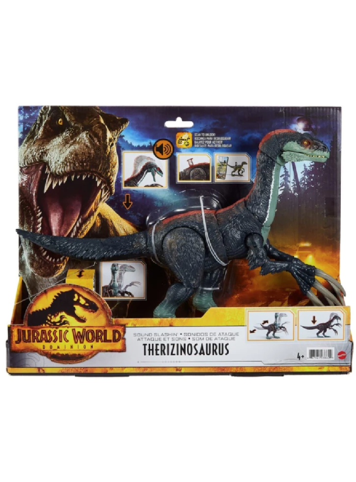 Jurassic World Dominion Sound Slashin Therizinosaurus 24 cm