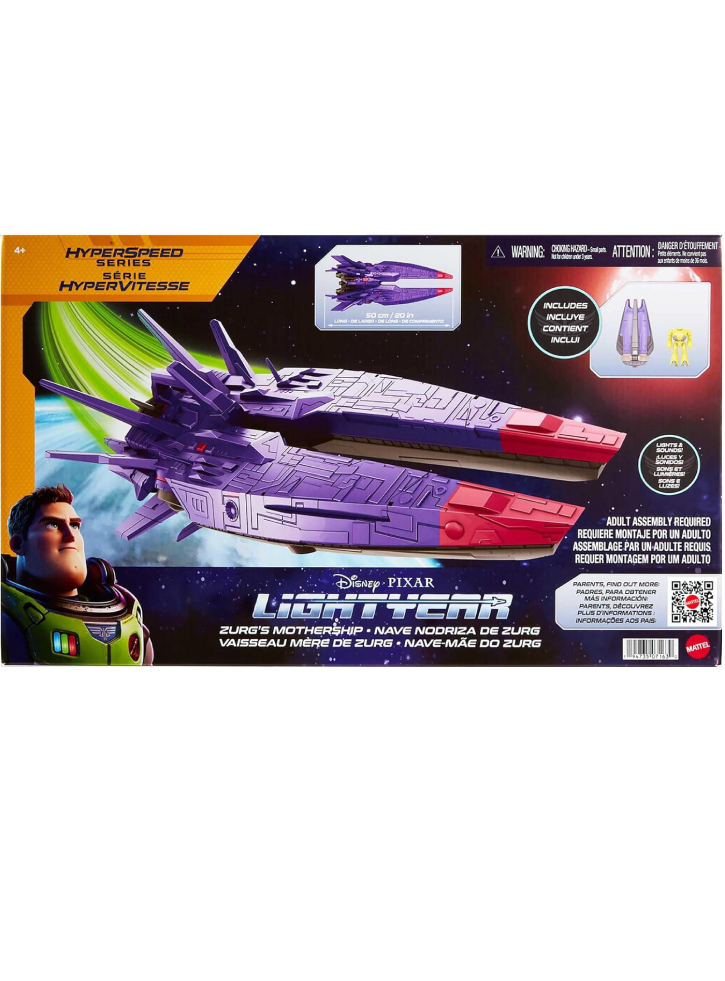 Nava Disney Pixar Lightyear Hyperspeed Series Zurgs Mothership 30cm