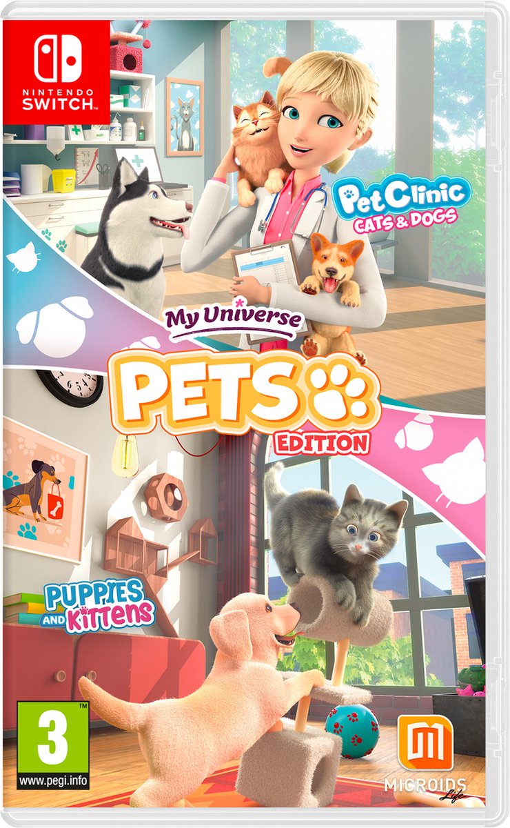 My Universe Pets Edition Puppies and Kittens + Pet Clinic Cats Dogs Нинтендо Суич