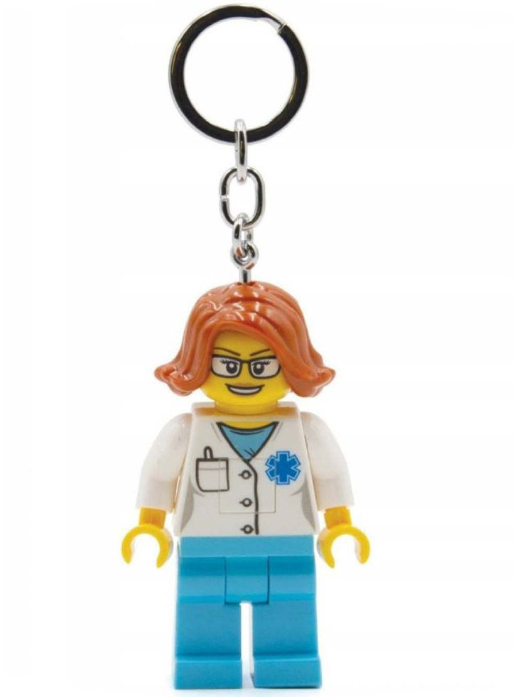 Breloc LEGO LED Female Doctor