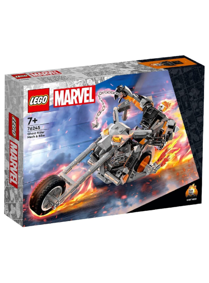 LEGO Super Heroes Ghost Rider\'s Battlerobot & Motorcycle (76245)